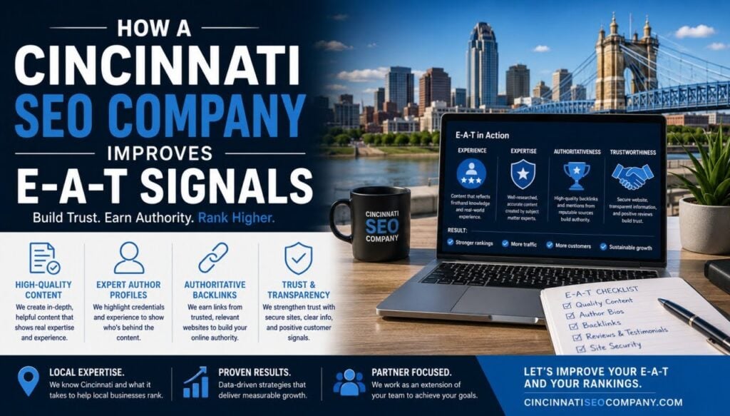 How a Cincinnati SEO Company Improves E-A-T Signals