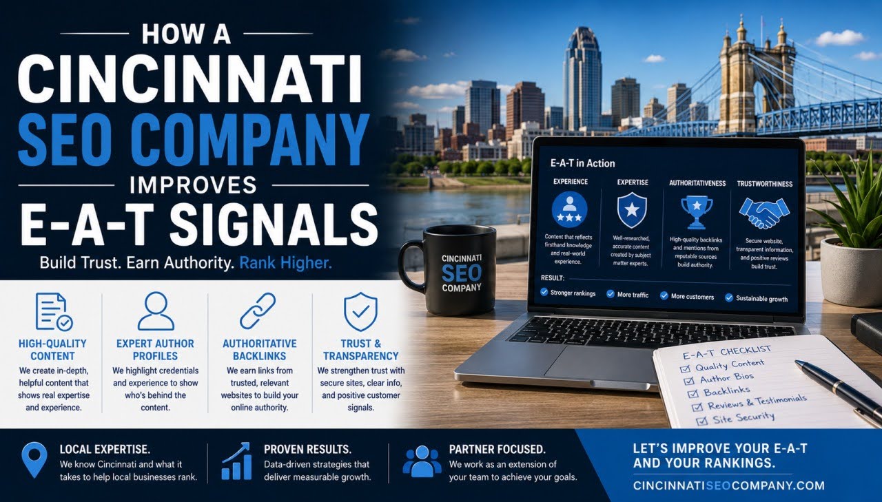 How a Cincinnati SEO Company Improves E-A-T Signals